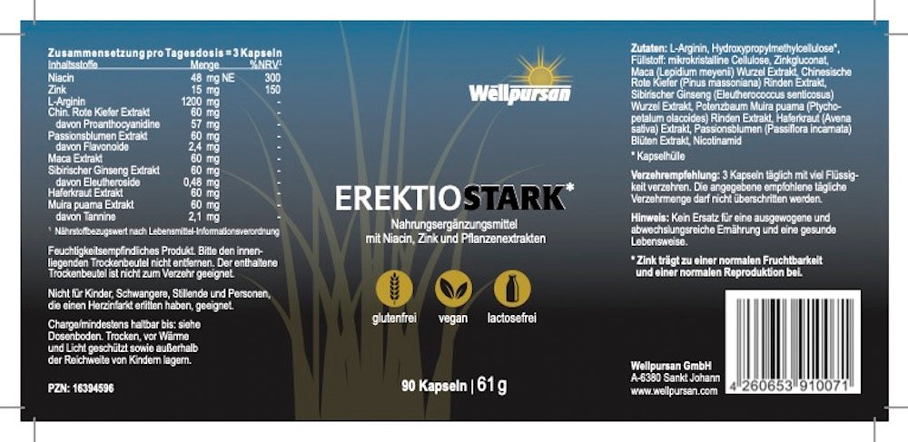 Erektio Stark - für aktive Männer