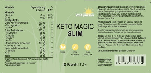 Keto Magic Slim Schlankkapseln