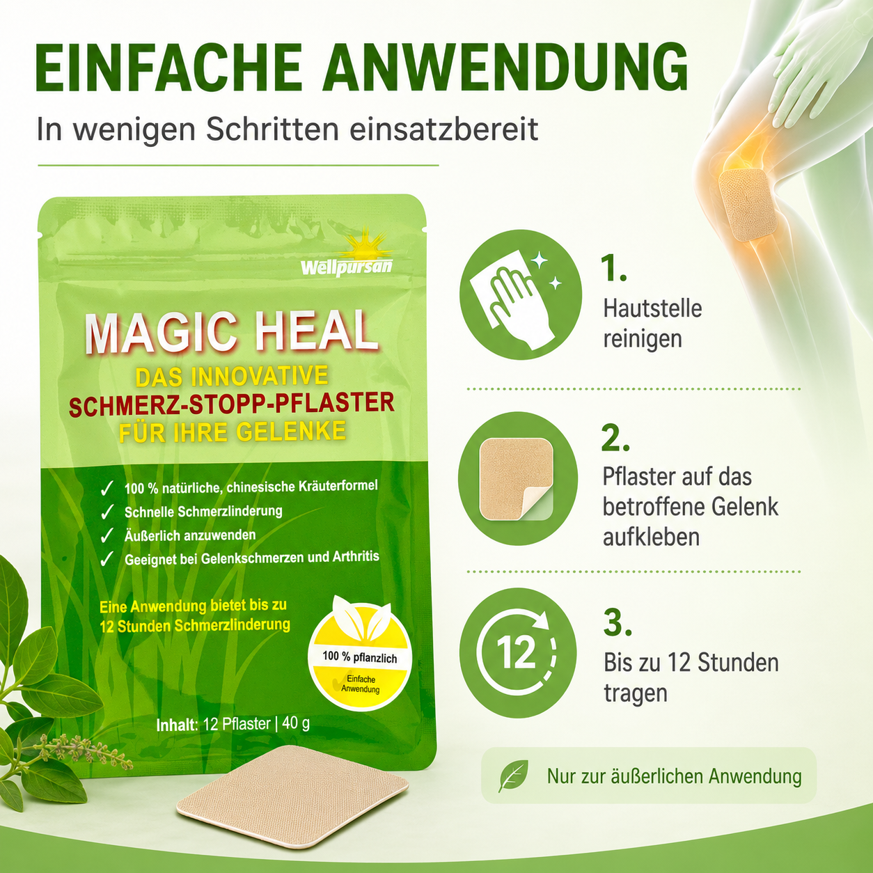 MAGIC HEAL Gelenkpflaster
