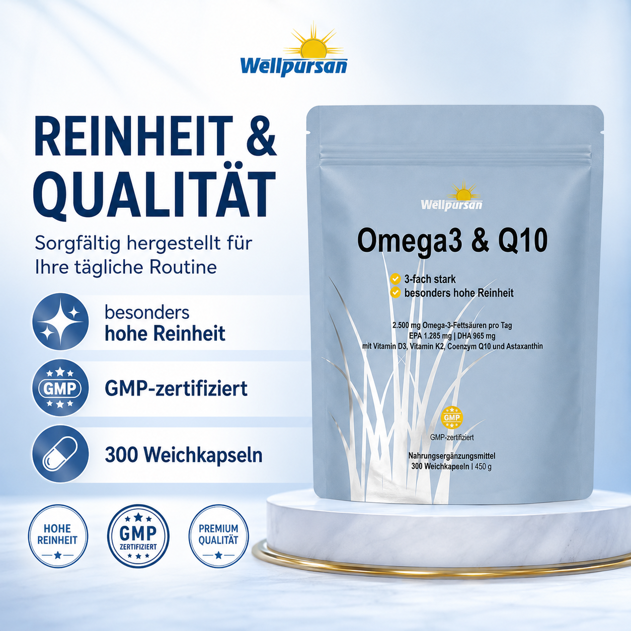 Omega3 & Q10-Kapseln