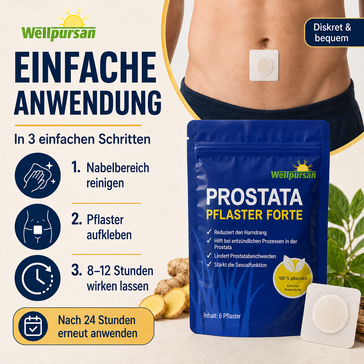 Premium Prostata Pflaster