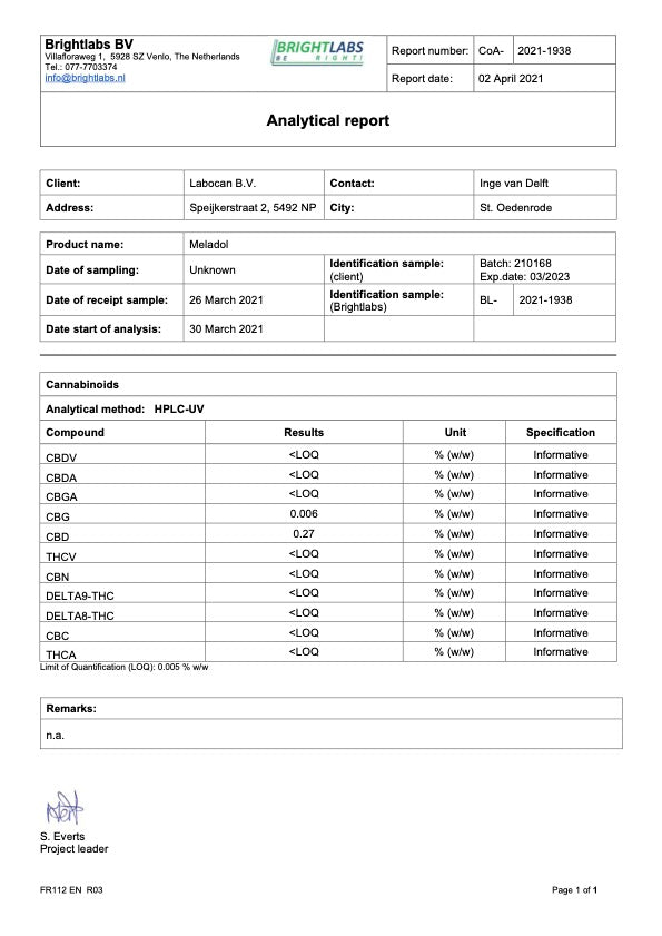 CBD + Melatonin Schlaftropfen