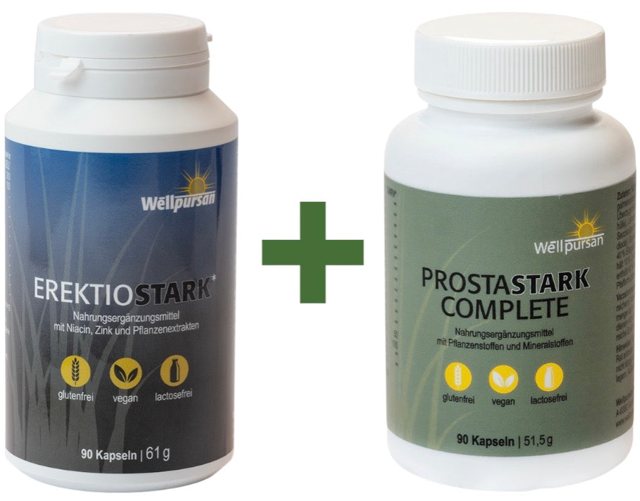 Männer-Power-Paket ProstaStark Complete & Erektio Stark
