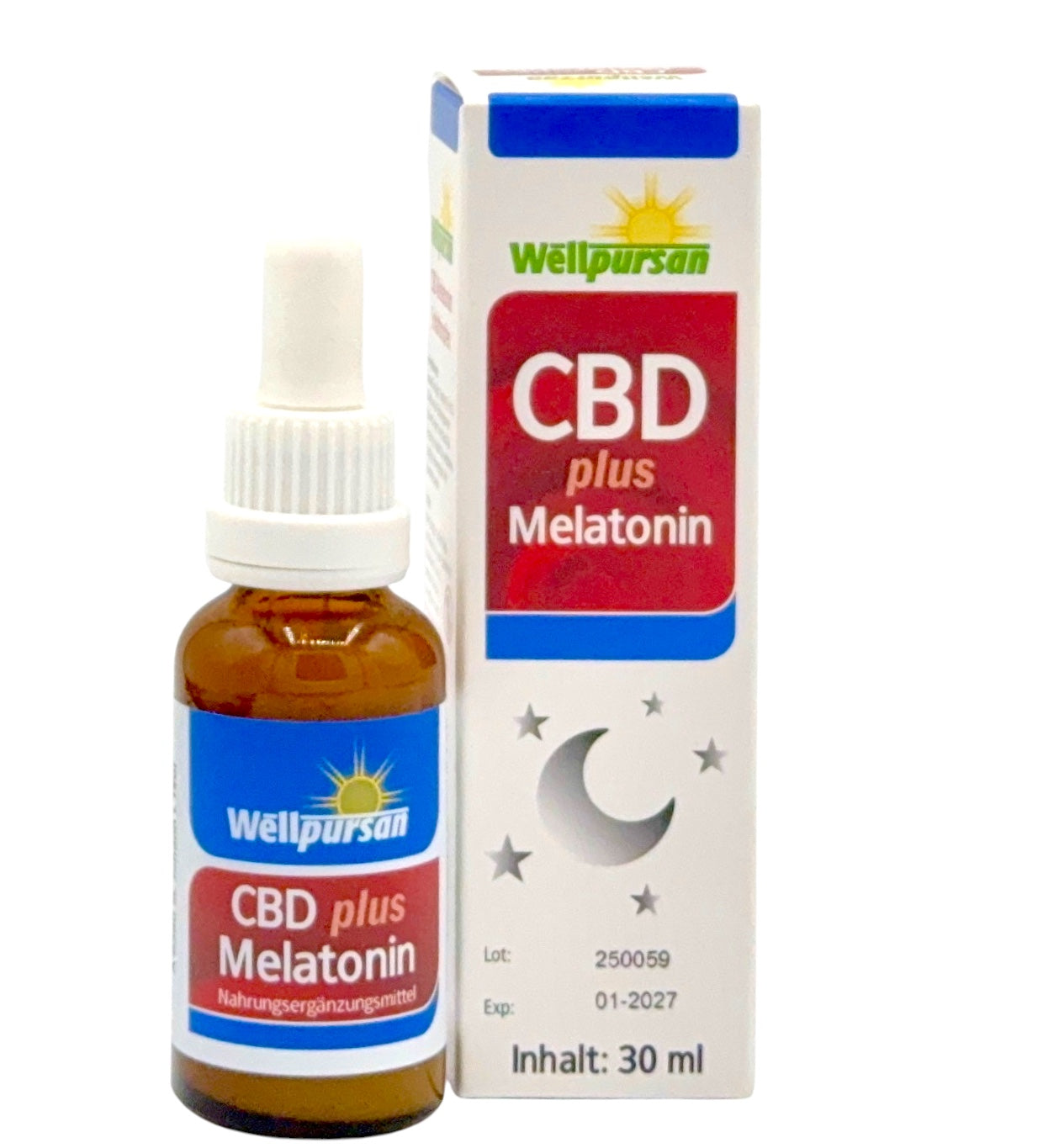 CBD + Melatonin Schlaftropfen