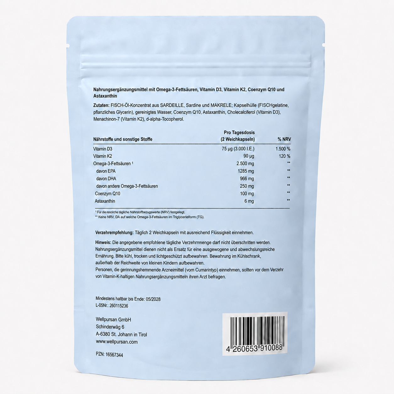 Omega3 & Q10-Kapseln