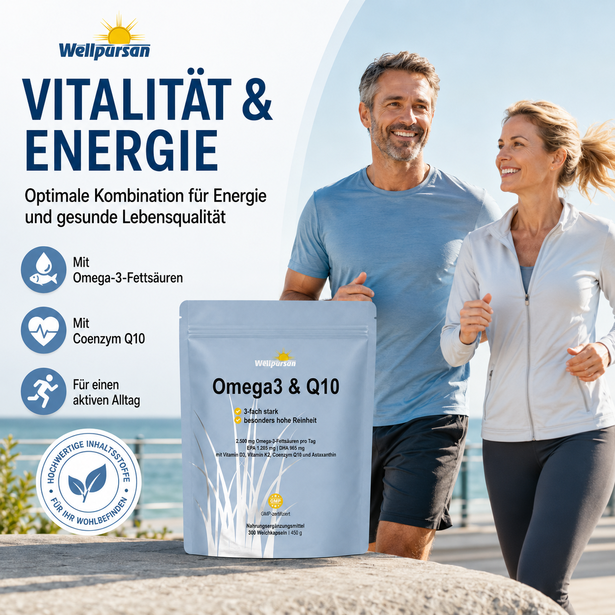 Omega3 & Q10-Kapseln