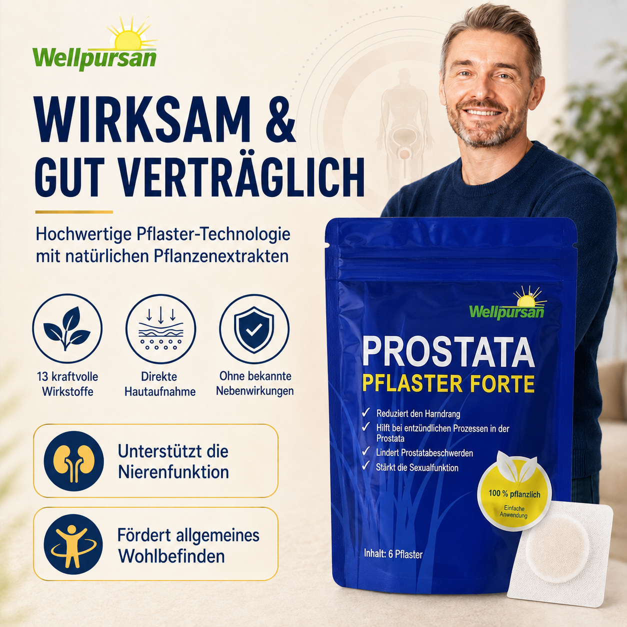 Premium Prostata Pflaster