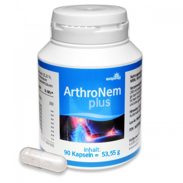 ArthroNem plus mit MSM, L-Methionin und Eierschalenmembran-Pulver